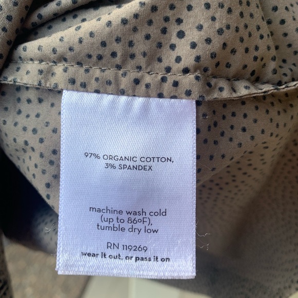 Nau sleeveless button down shirt organic cotton size S - Picture 7 of 14